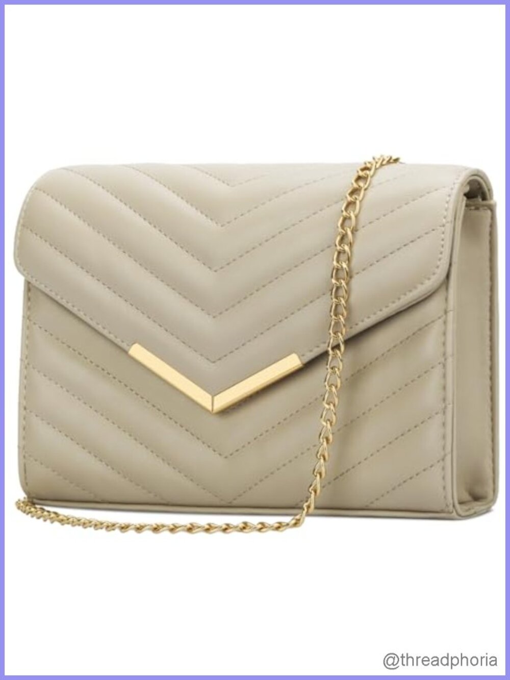 Faux Leather Clutch Evening Bag with Chain Strap Wedding Party Purse